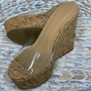 Lucite Cork Wedges